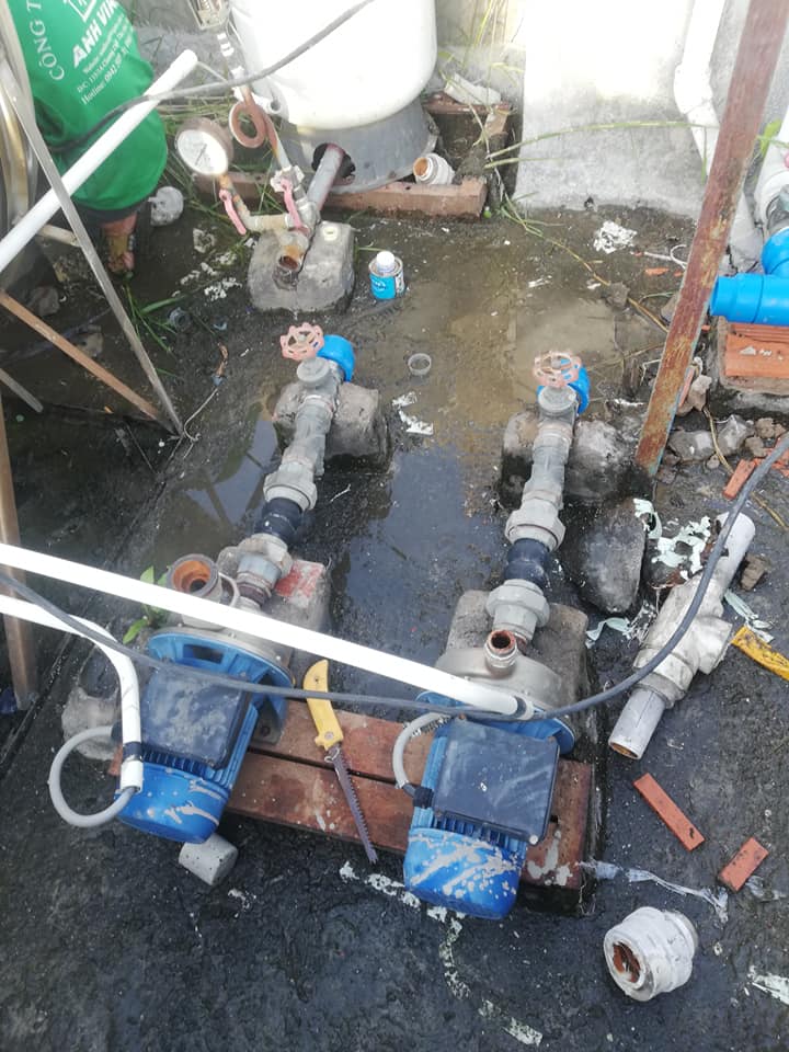 lắp đặt máy bơm nước gia đình