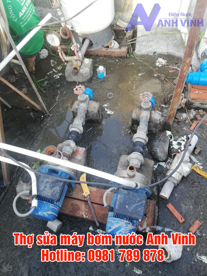 sửa chữa máy bơm nước