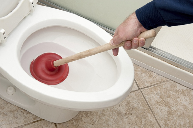 cậy thụt thông bồn cầu nghẹt