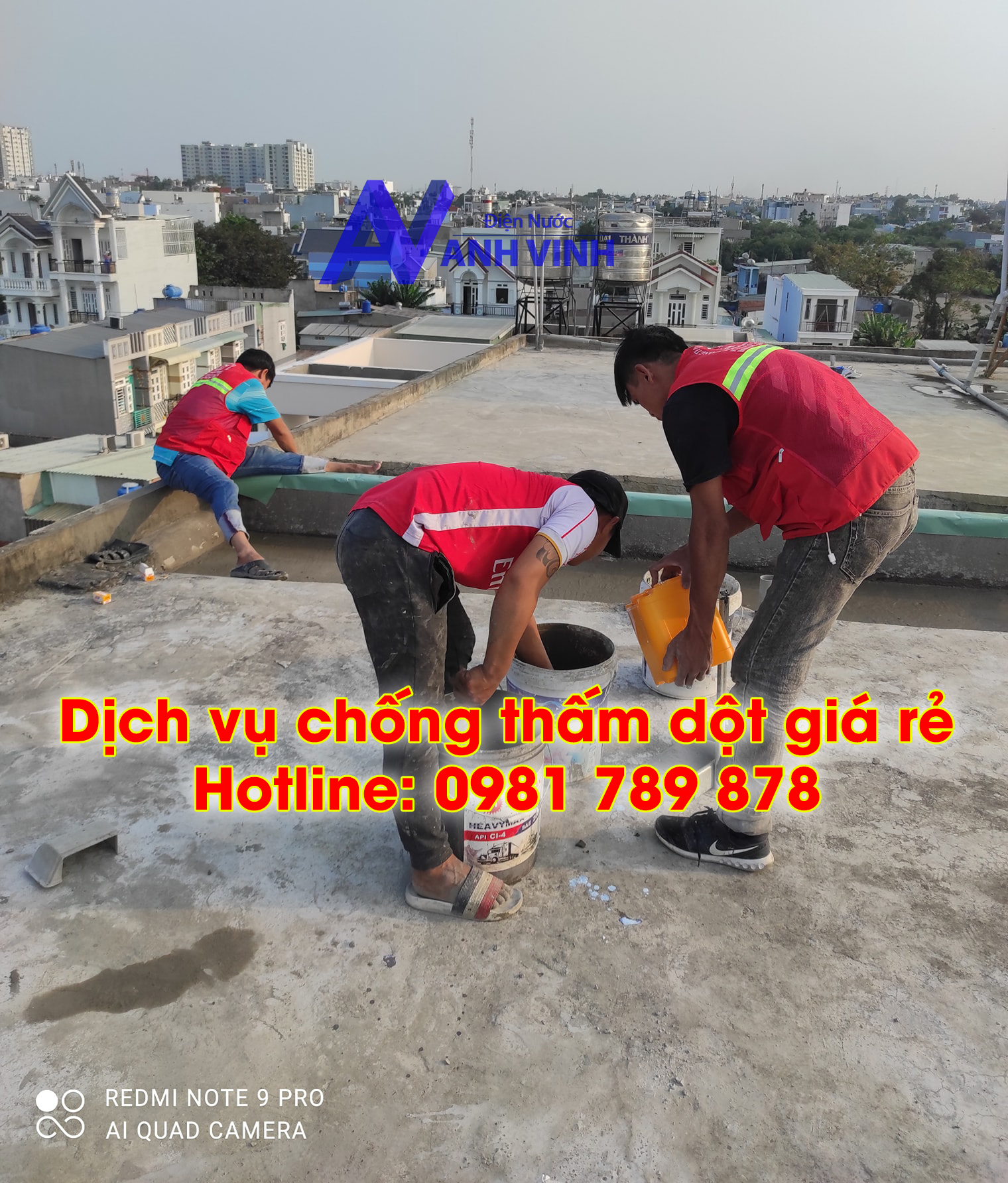 dịch vụ thợ chống thấm dột giá rẻ