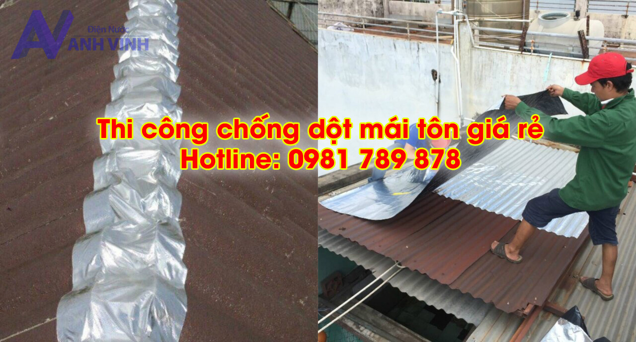 Tấm dán chống dột mái tôn