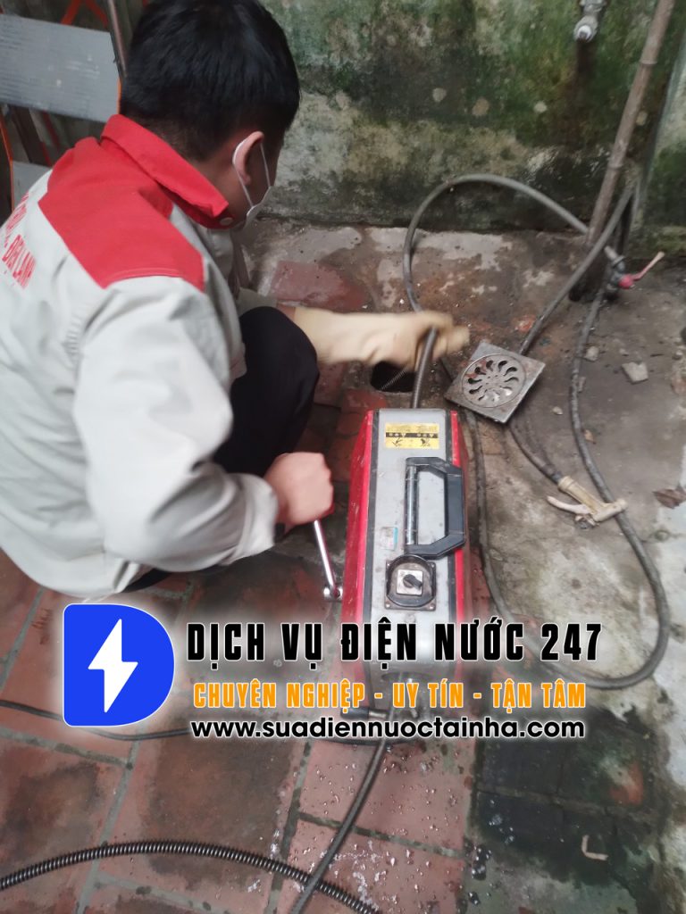 Dịch vụ thông tắc cống nghẹt chuyên nghiệp