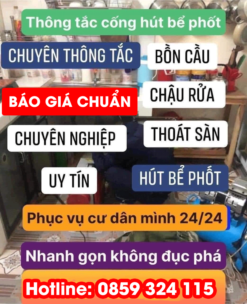 Dịch vụ thông tắc cống ở Hà Nội