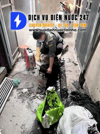 Thợ thông tắc cống nghẹt giá rẻ gần đây