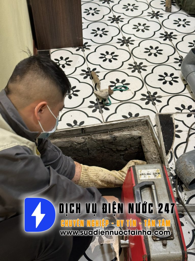 Dịch vụ thông tắc cống nghẹt chuyên nghiệp giá rẻ