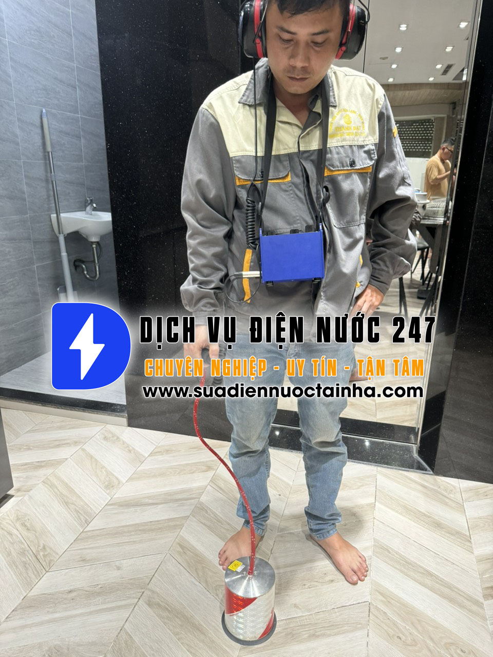 Dịch vụ dò tìm nước rò rỉ, siêu âm đường ống nước