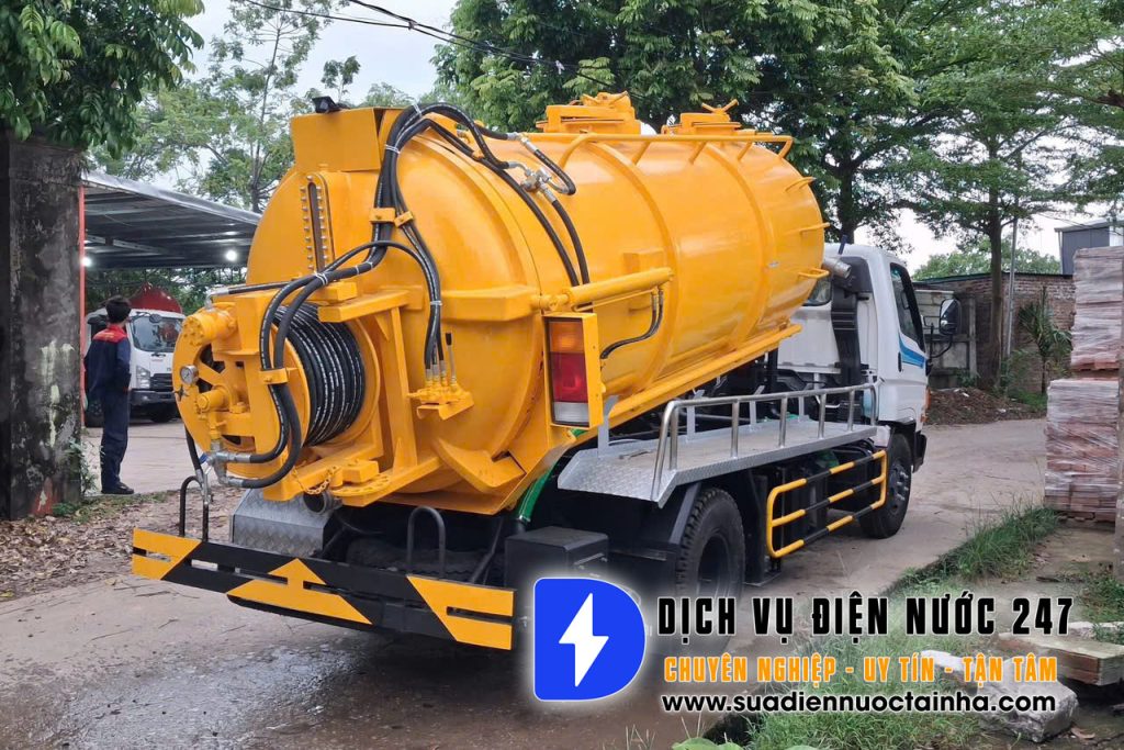 Dịch vụ xe hút bể phốt giá rẻ gần đây